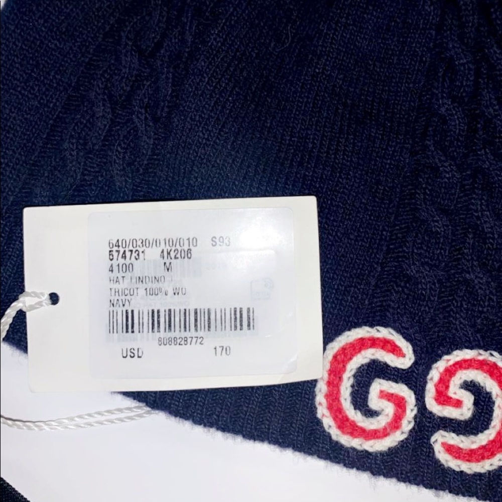 100% Authentic Gucci baby children’s wool hat